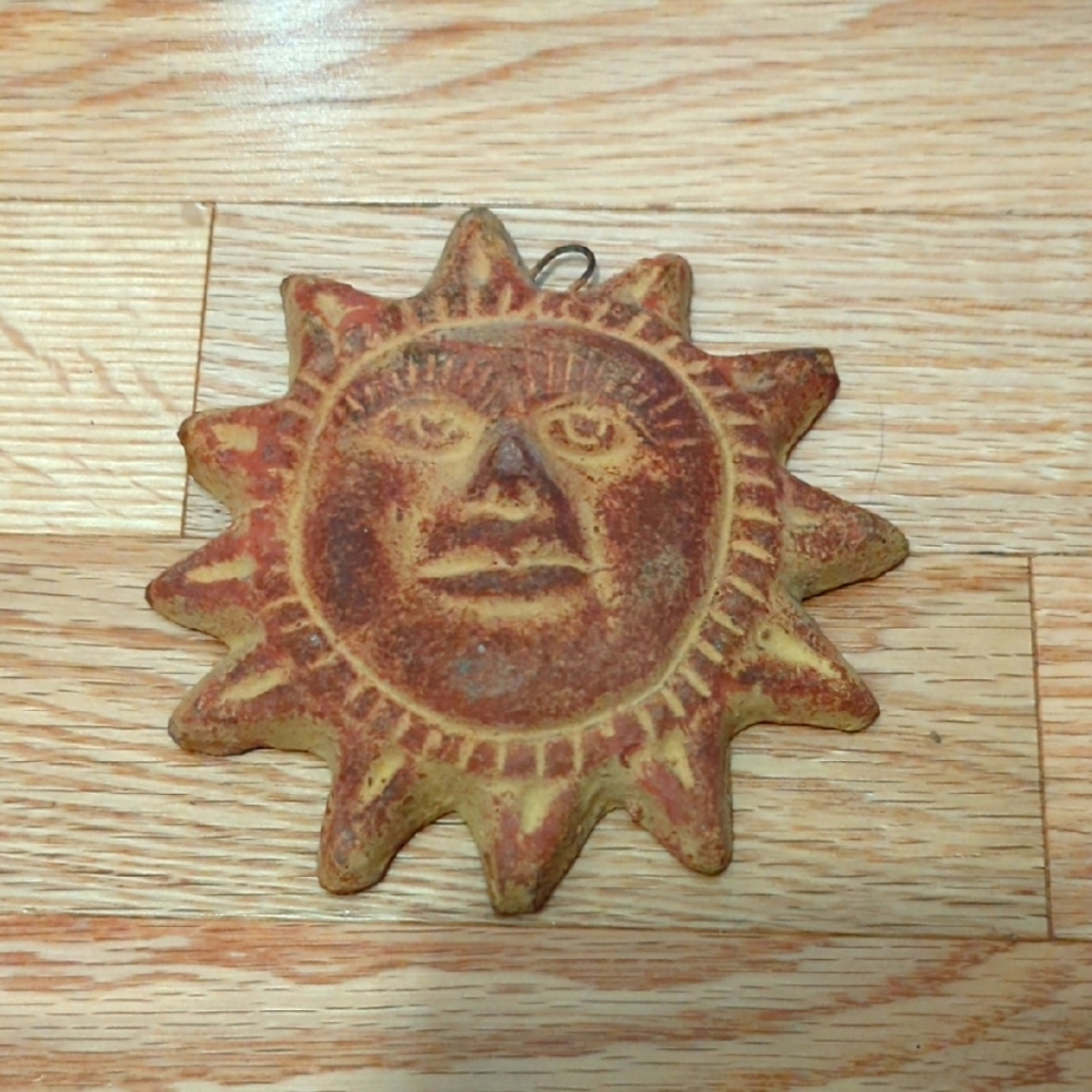 Terracotta Sun Wall Hanging